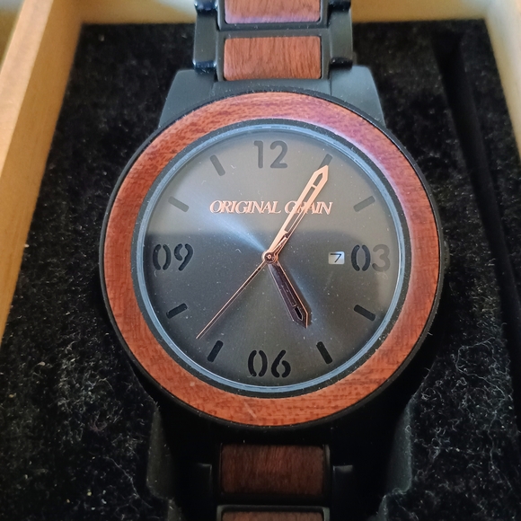 Original Grain Men's Black and Brown Watch - Picture 2 of 4